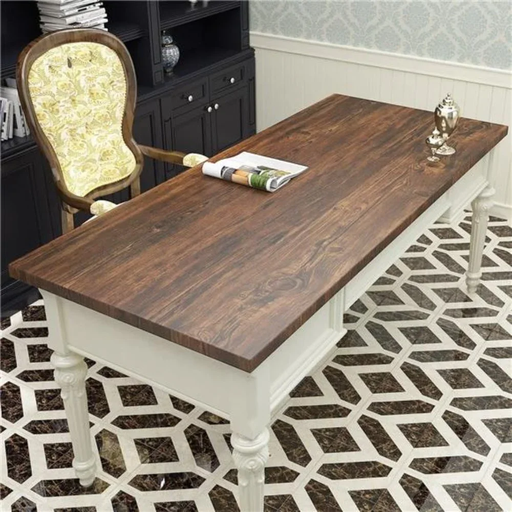 Thick Brown Birch Wood Contact Paper Self Adhesive Wallpaper15.8